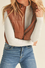 Faux Leather Vest