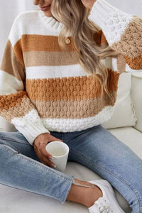 Chestnut Colorblock Sweater