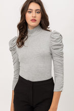 Ruched Sleeve Bodysuit