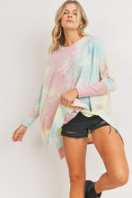 Brushed Tie Dye Knit Pullover