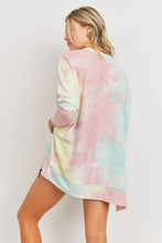 Brushed Tie Dye Knit Pullover