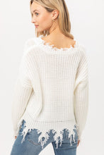 Ripped Fringe Sweater